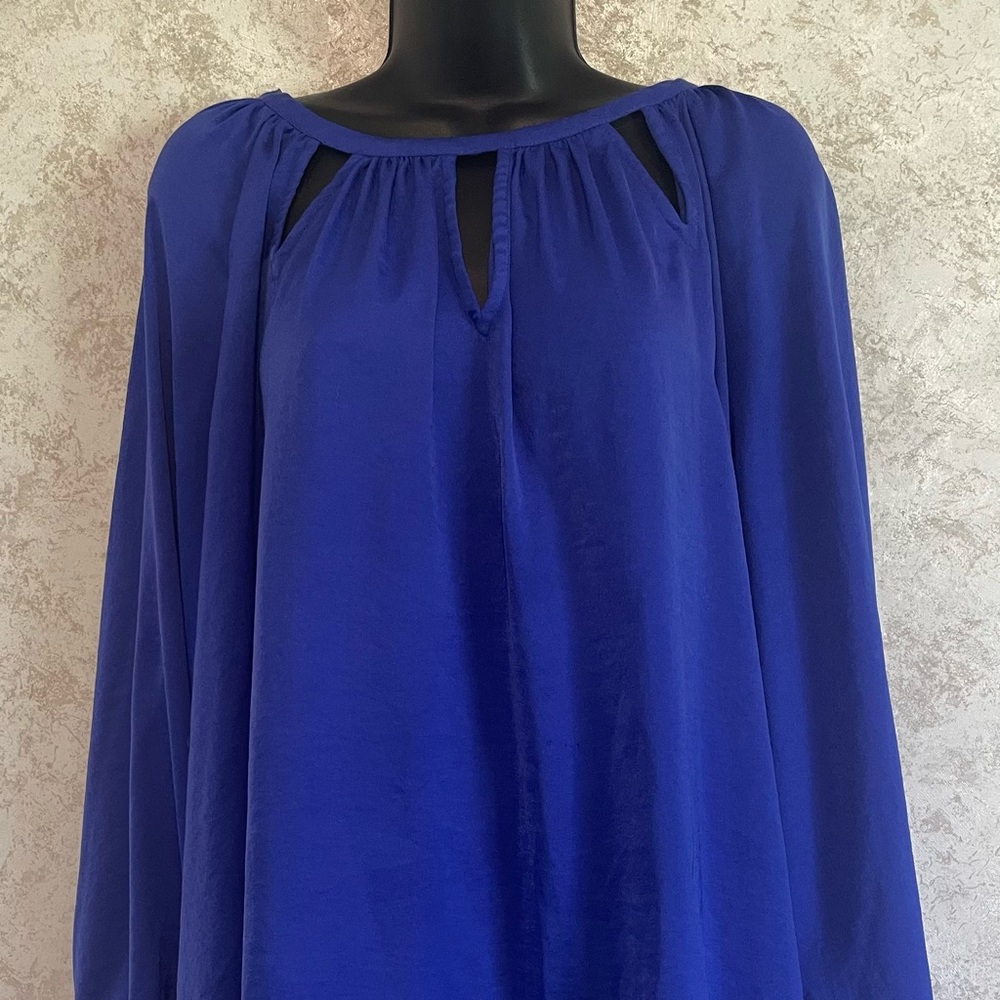 Jennifer Lopez Royal Blue Blouse